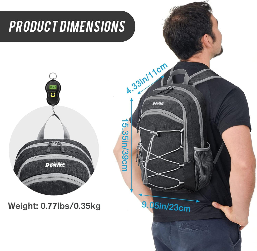 G4Free Kleiner Rucksack 12L/20L Unisex Tagesrucksack Leichter Reiserucksack Wanderrucksack Trekkingr