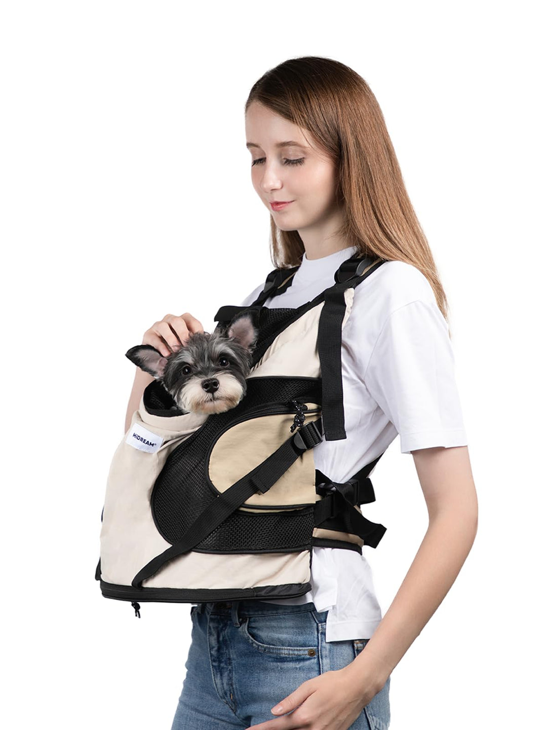 Hundetragerucksack，Hund Tragetasche für Kleine Mittelgrosse Hunde und Katzen，Hunderucksack bis 8.5kg