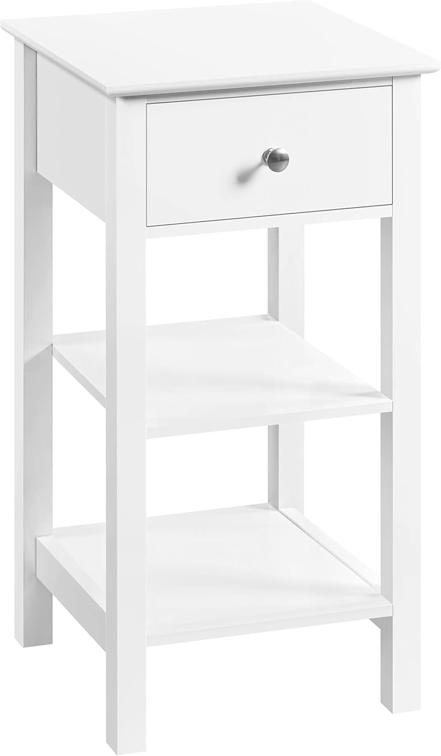Yaheetech Nachttisch Nachtschrank mit Schublade Boxspringbett Nachtkommode Schmal Beistelltisch Sofa
