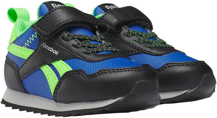 Reebok Unisex Kinder Royal Classic Jogger 3 Sneaker 20 EU Core Black Vector Blue Solar Lime, 20 EU C