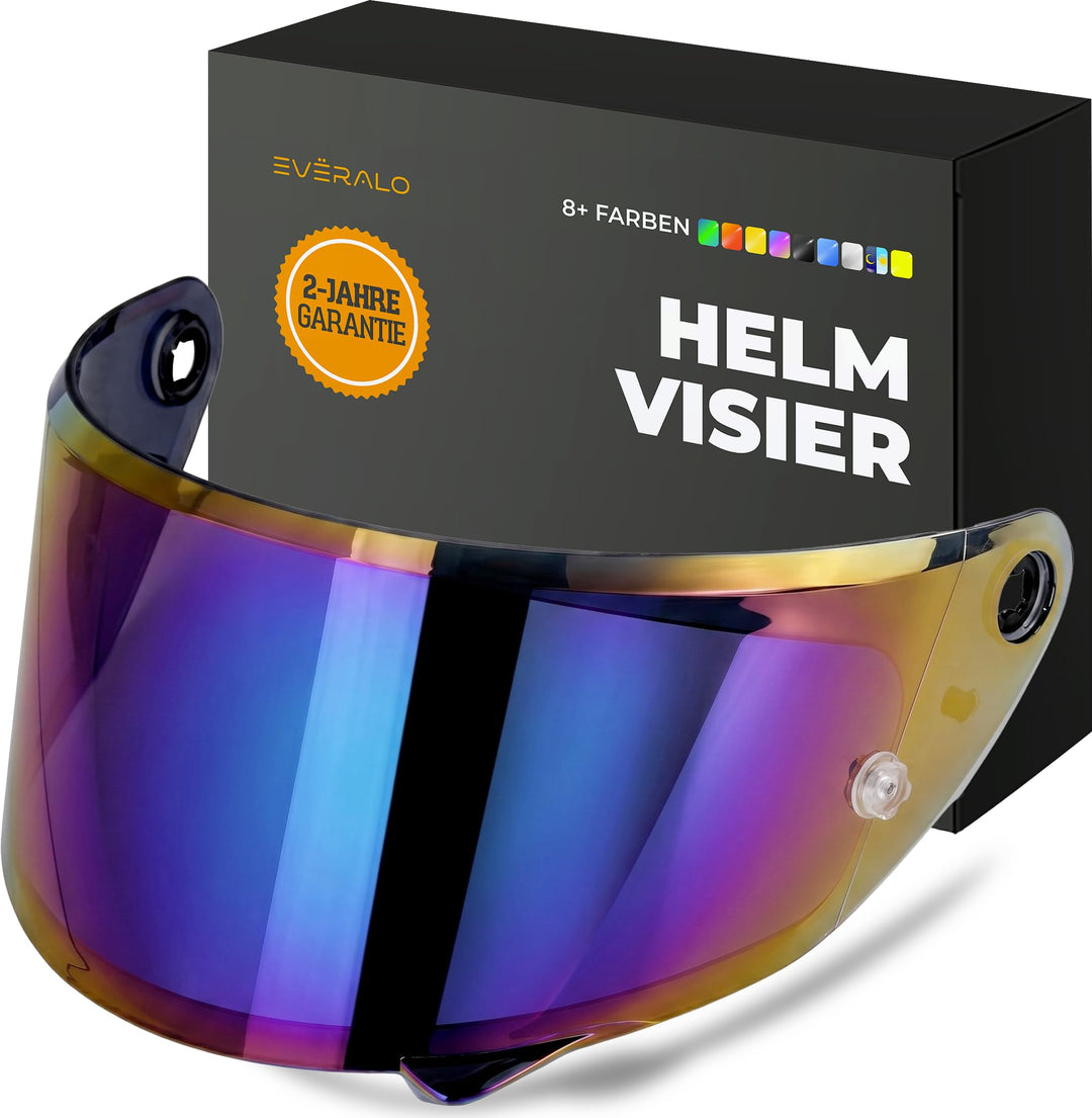 kompatibel mit Visier Hjc RPHA 1 - RPHA 1 V2 CARBON - HJ35 (Iridium Chrom), Iridium Chrom