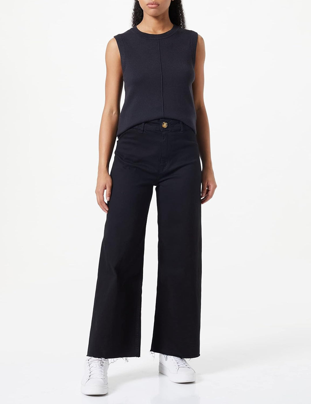 s.Oliver Damen Strick Top, 32 Navy