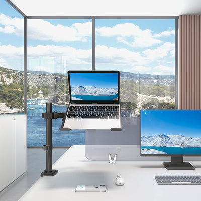 WORLDLIFT Monitor Halterung, Tisch Halterung Ständer für 17-32 Zoll LCD LED Bildschirm oder 13-17” N