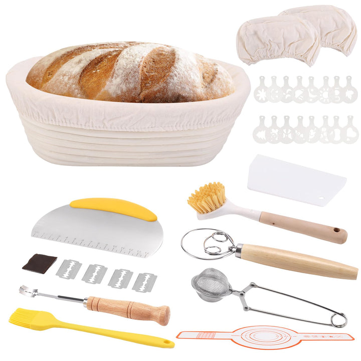 Gärkorb Brot Gärkörbchen Backen Zubehör Brotbackkorb Garkörbe Brotbacken Starter Back Brotkorb Garkö