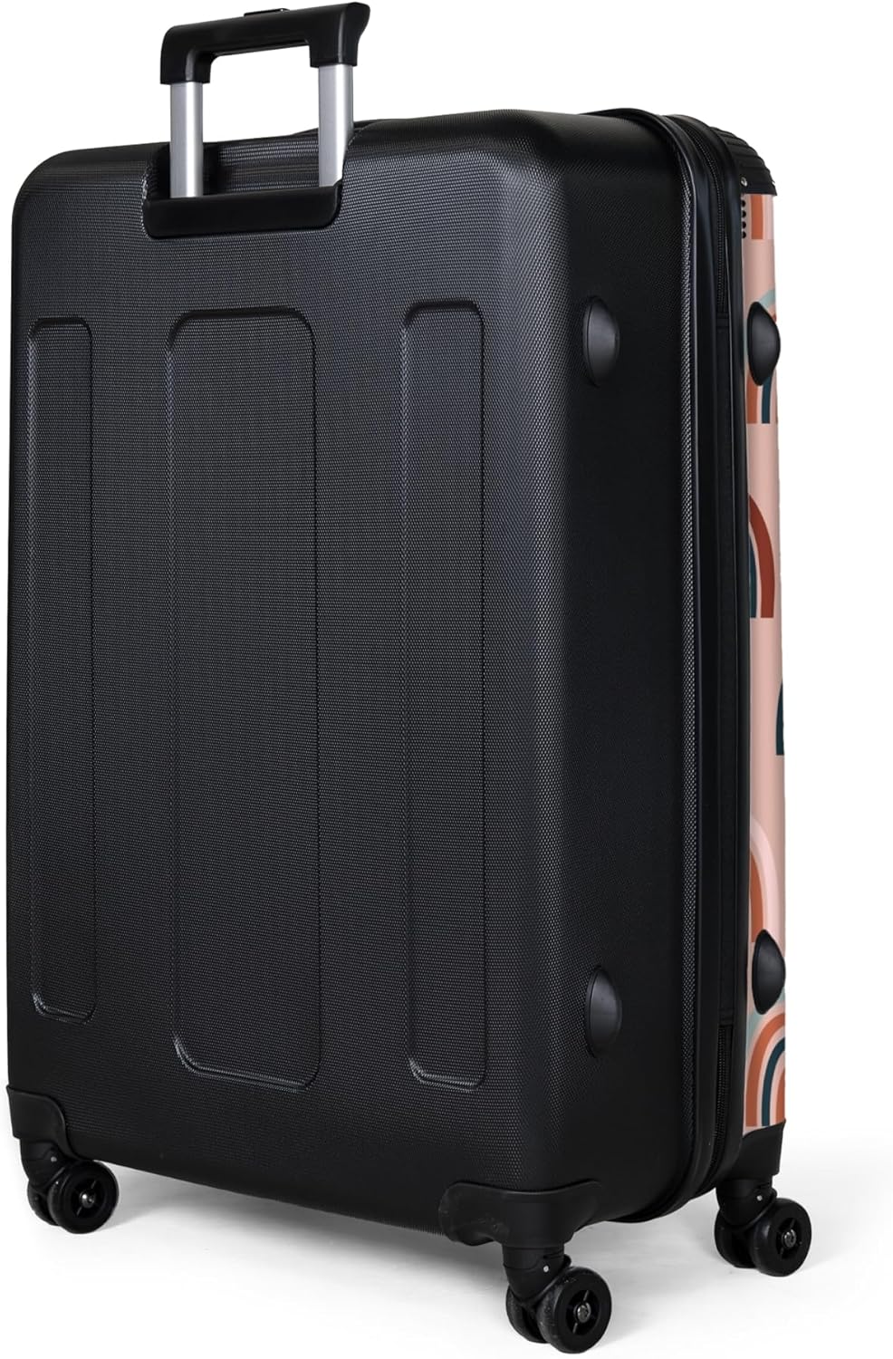 NoBoringSuitcases.com® Koffer XL Gross 77x51.5x28 cm Hartschale Reisekoffer 4 Rollen Leicht Koffer T