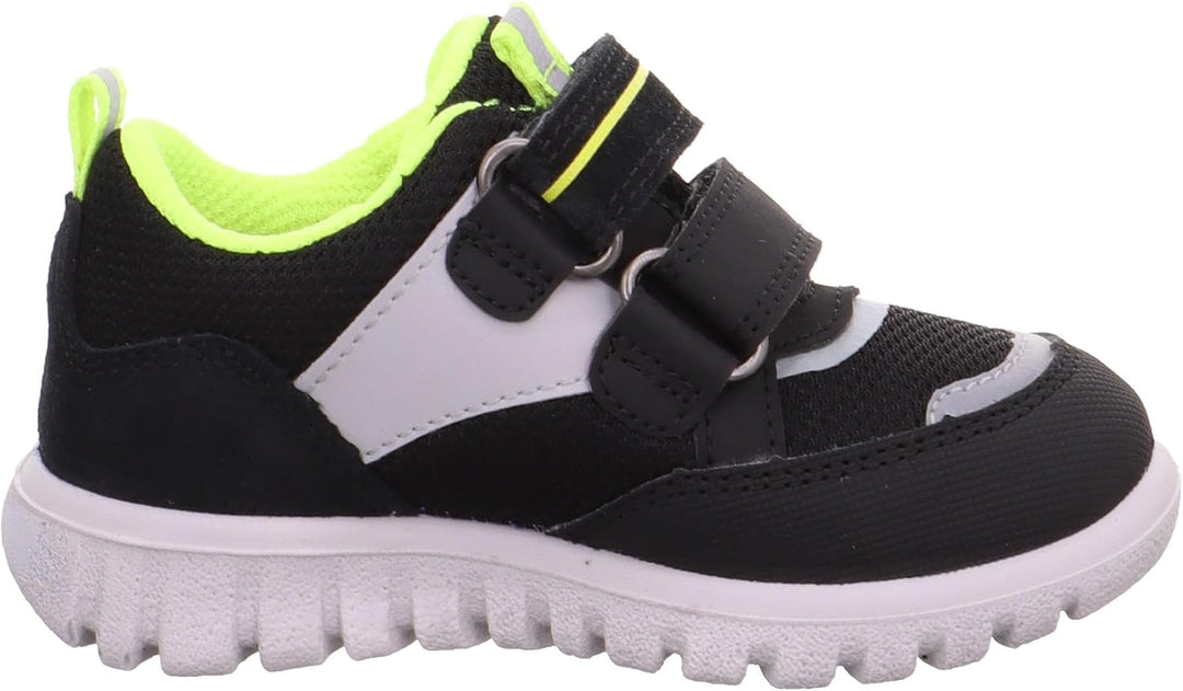 Superfit SPORT7 MINI Sneaker Gore-Tex 1-006200 Jungen 26 EU Schwarz Gelb 0010, 26 EU Schwarz Gelb 00