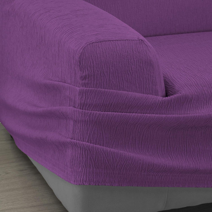 Martina Home Elastischer Sofabezug Modell Emilia 2 Plätze Lila (CARDENAL) 2 Sitzer Lila (Cardenal),
