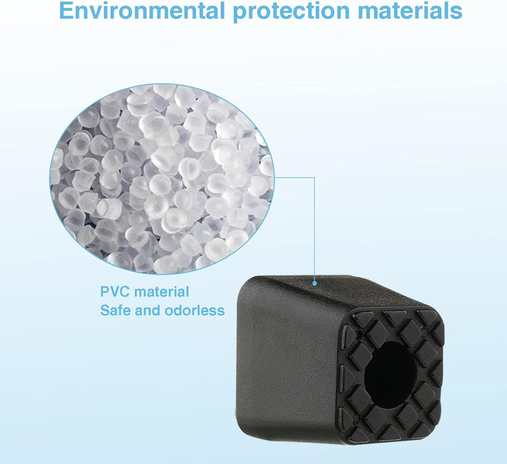 通用 möbelfüsse schwarz die Möbel perfekt vom Boden fernhalten Quadratisch Gummipuffer Elastikpuffer G