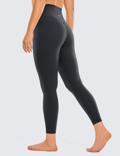 CRZ YOGA Gebürstetes Gefühl Damen Sport Leggings Yogahose High Waist Blickdicht Fitness Leggins Spor