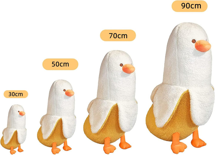 shownicer Plüschtier Banane Ente Stofftier, Kawaii Ente Plüsch, Banane Kuscheltier, Plüschkissen, We