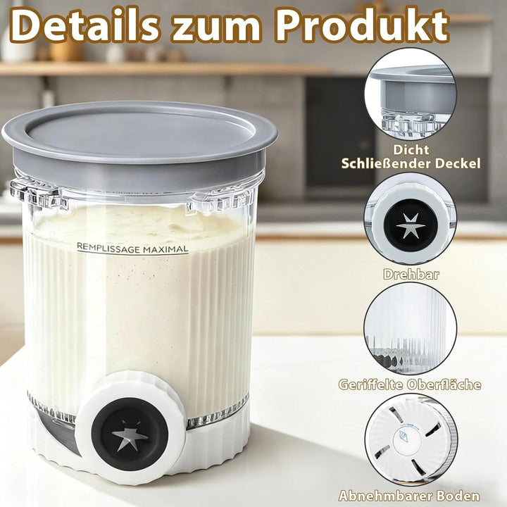 Creami Behälter, 2 Stück Eiscremebehälter für Die Ninja Creami NC700 NC701, Ninja Swirl Eismaschine