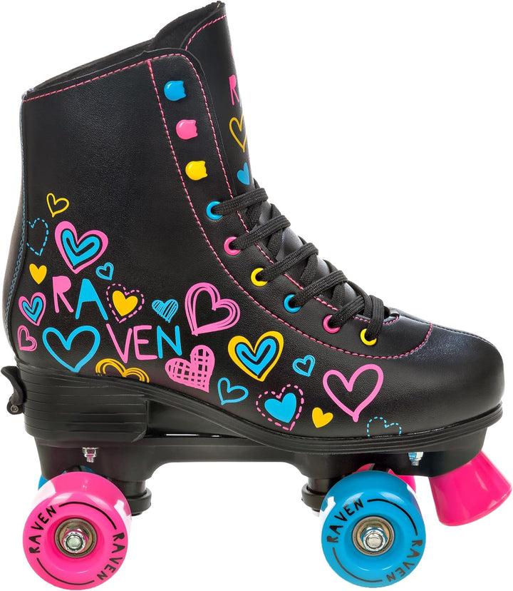 Raven Verstellbare Rollschuhe Roller Skates Trista/Serena - Kugellager Carbon Abec7 - SAS - Shock Ab