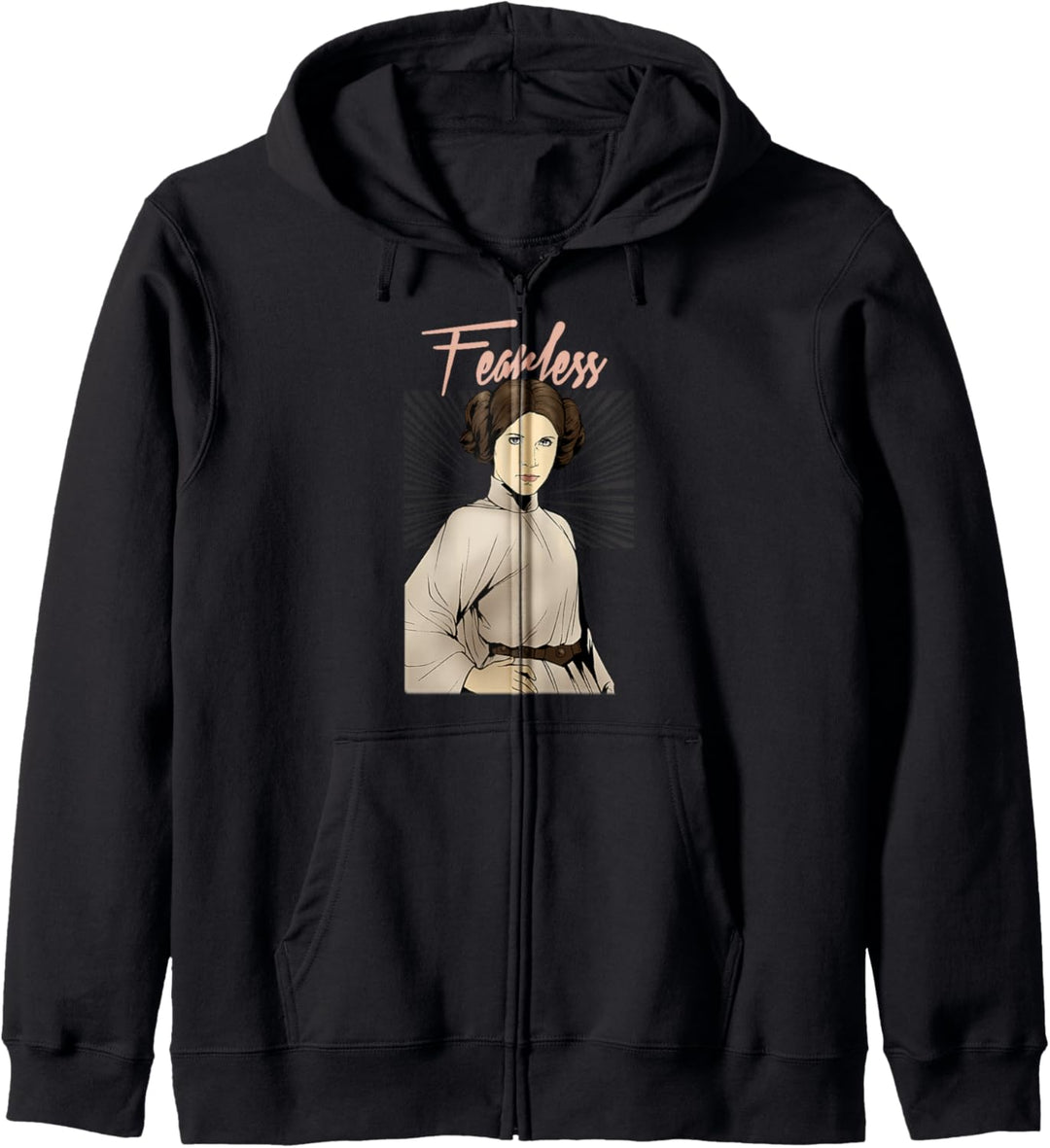 Star Wars Leia Fearless Attitude Pose Comic Kapuzenjacke