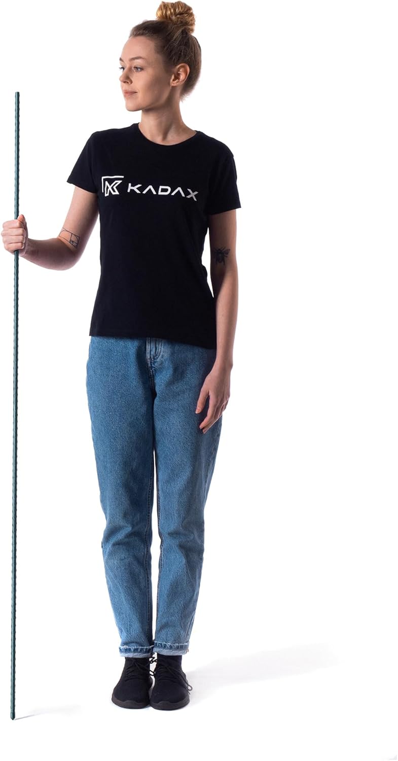 KADAX Pflanzstäbe 150 cm x 11 mm, 10er Set – Beschichteter Stahl Rankstab, Pflanzenstütze & Tomatens