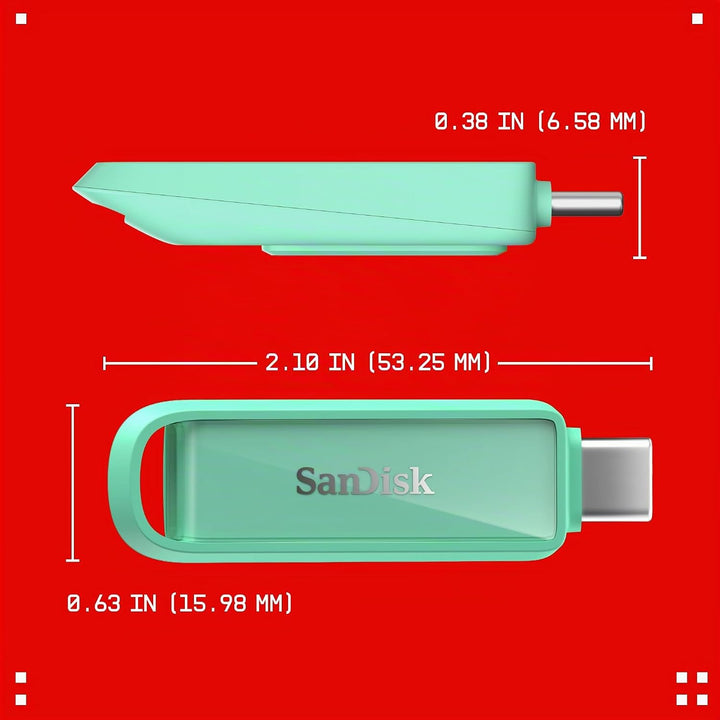 SANDISK Phone Drive mit USB Type-C 512 GB (Flash-Laufwerk für Smartphones, Tablets und Computer, 150
