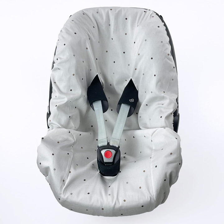 Sommerbezug Babyschale Bezug Universal, 100% antibakterielle Baumwolle mit Silberionen, Schonbezug B