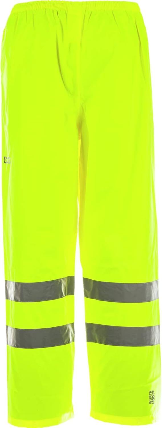 WÜRTH MODYF Warnschutz Regenhose EN 20471 1.2 4XL Gelb, 4XL Gelb