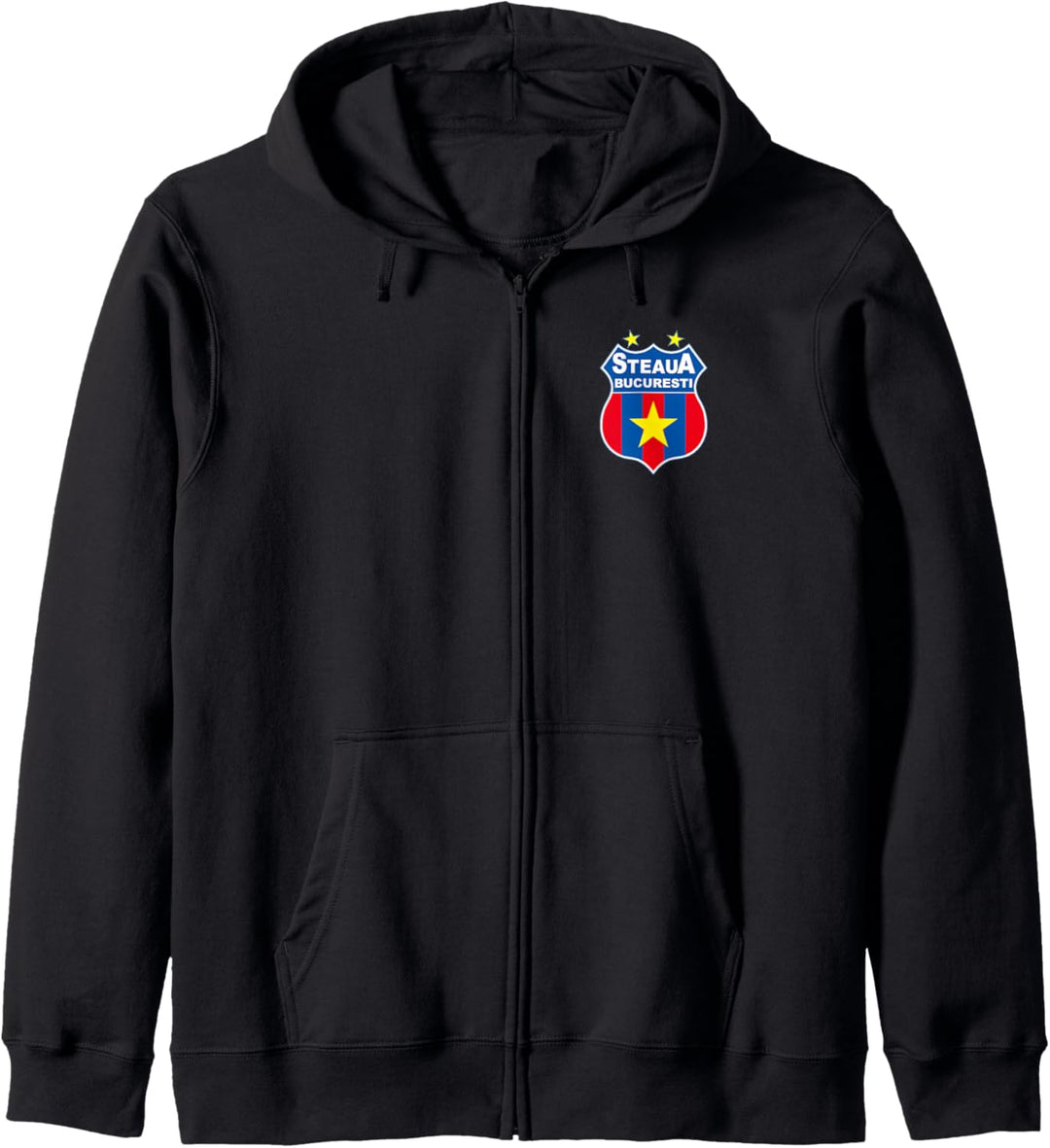 Historisches Steaua Bucuresti Rumänisches Fussball-T-Shirt Kapuzenjacke