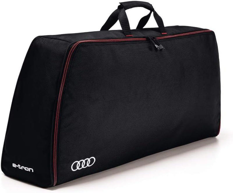 Audi 4KE071073 Aufbewahrungstasche Kofferraumtasche Ringe Logo e-tron Kabeltasche, schwarz