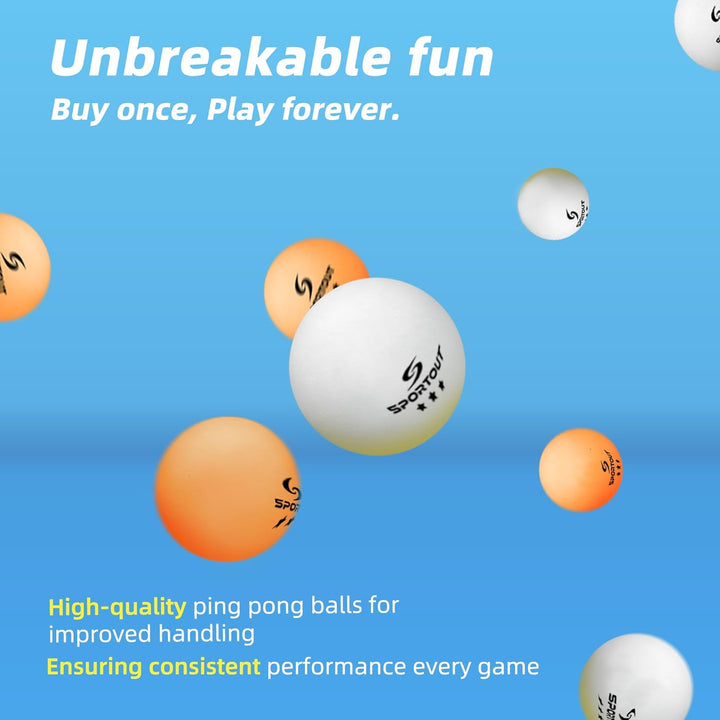 Tischtennisschläger Set, Profi Tischtennis-Schläger mit Tischtennisbälle Tischtennis Schläger Set mi