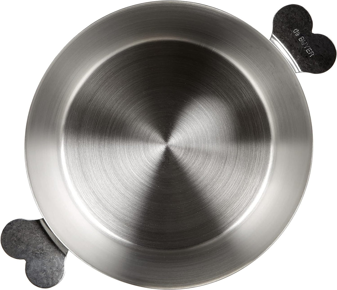 DeBuyer 3125.18 Charlotten-Form ohne Deckel, Edelstahl, grau, 26 x 18 x 10 cm, 26 x 18 x 10 cm