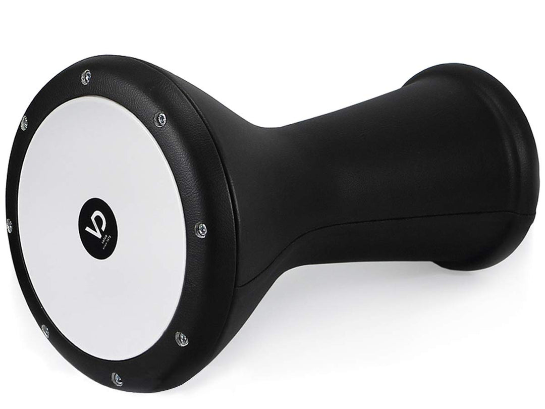 VD Vatan 3002 Ägyptische Darbuka, mit Beschichtung aus Kunstleder, gross, Durchmesser 22 cm, schwarz