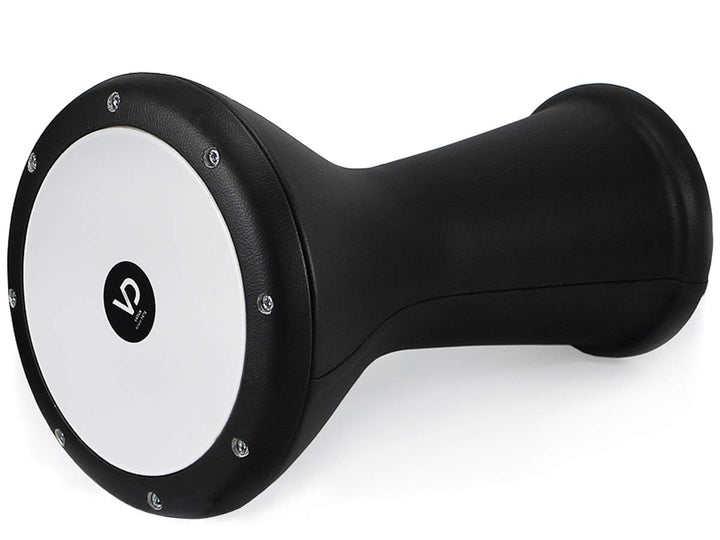 VD Vatan 3002 Ägyptische Darbuka, mit Beschichtung aus Kunstleder, gross, Durchmesser 22 cm, schwarz