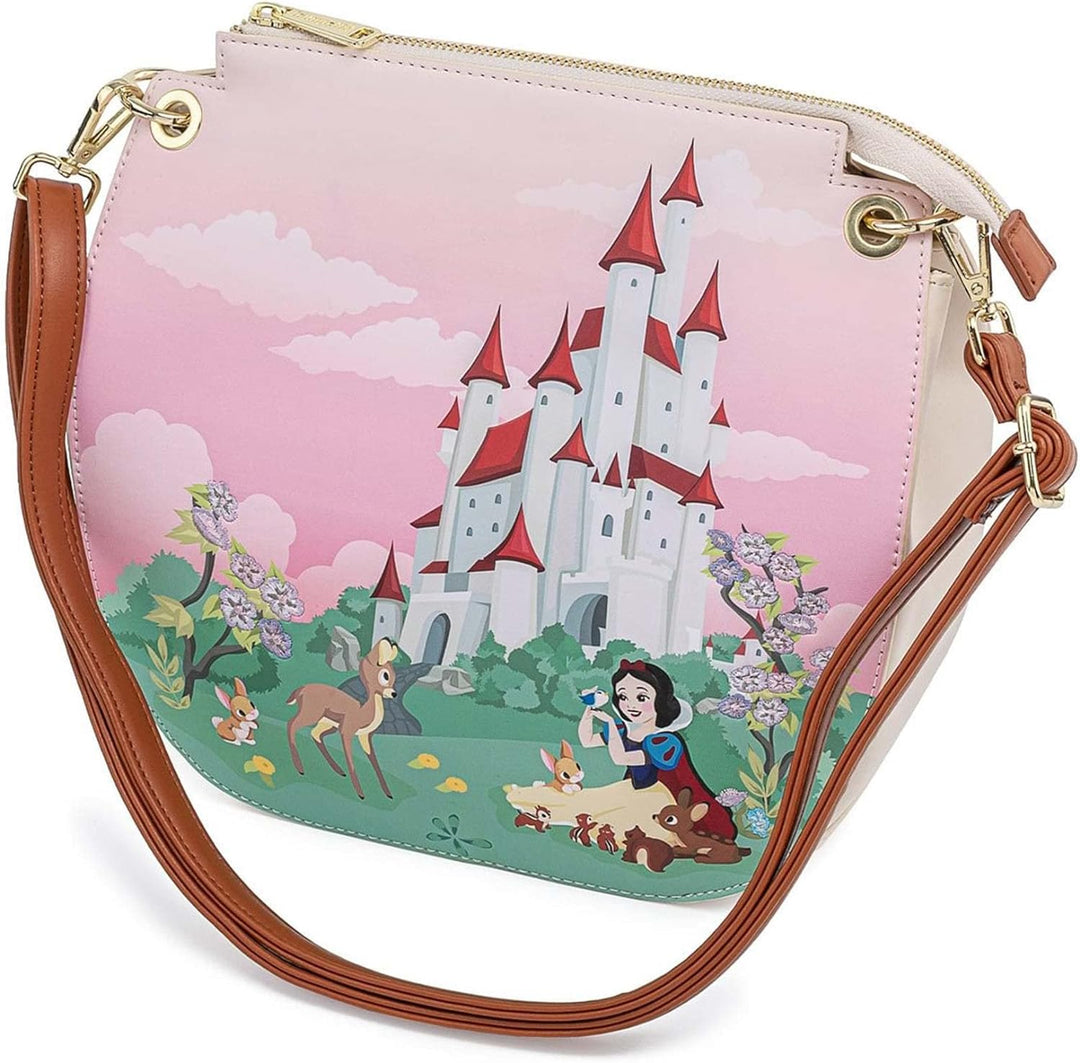 Loungefly Bolso Bandolera Blancanieves Y Los 7 Enanitos Castillo 196571 Schultertasche Disney Schnee