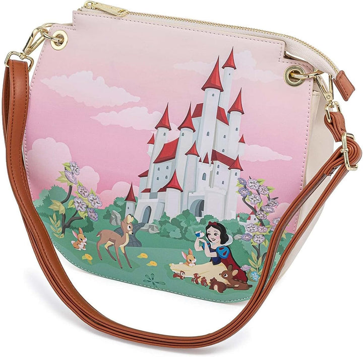 Loungefly Bolso Bandolera Blancanieves Y Los 7 Enanitos Castillo 196571 Schultertasche Disney Schnee