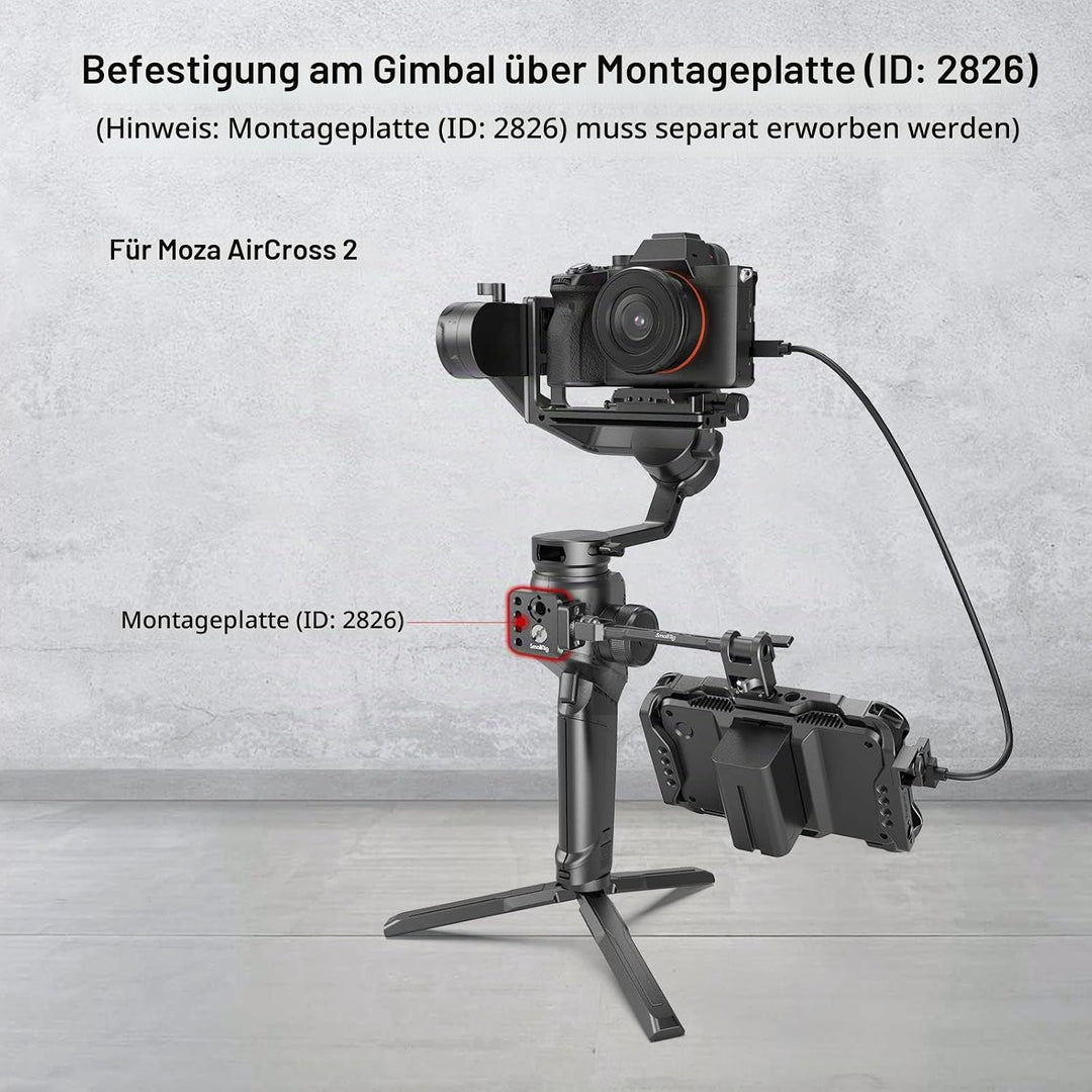 SMALLRIG Monitor Mount für DJI Ronin-S/Ronin-SC / RS2 / RSC2 und ZHIYUN Crane 2S / Crane 3 / 3S / WE