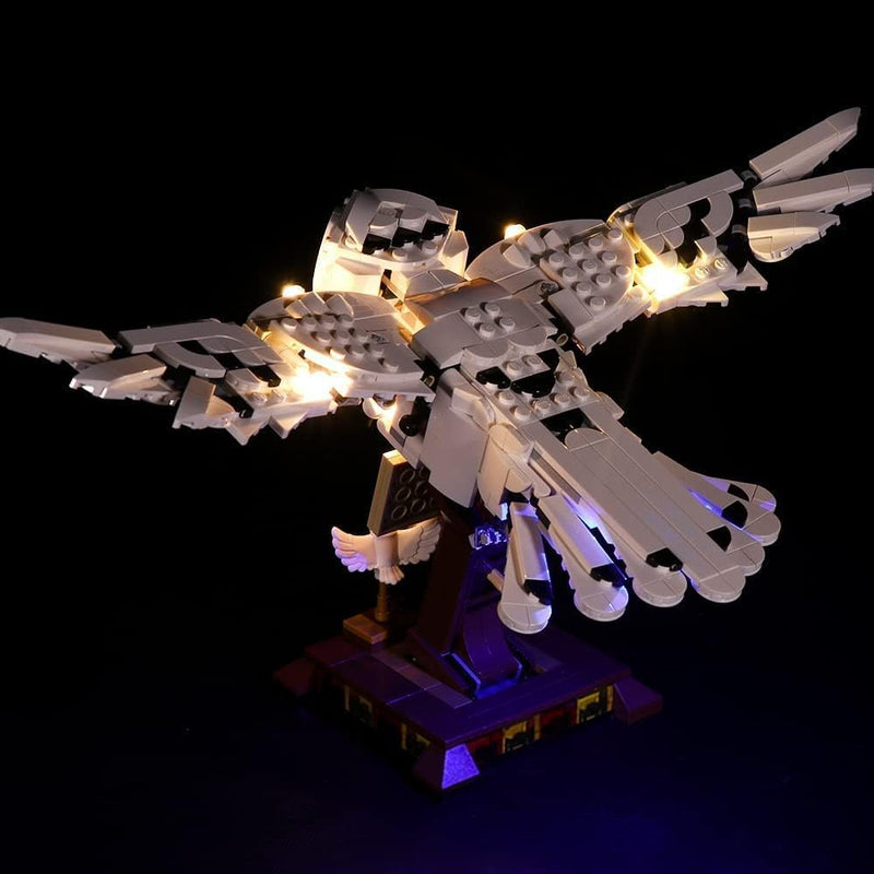 BrickBling Led Licht Set für Lego 75979 Harry Potter Hedwig, Led Beleuchtungs Set Dekorationslichter