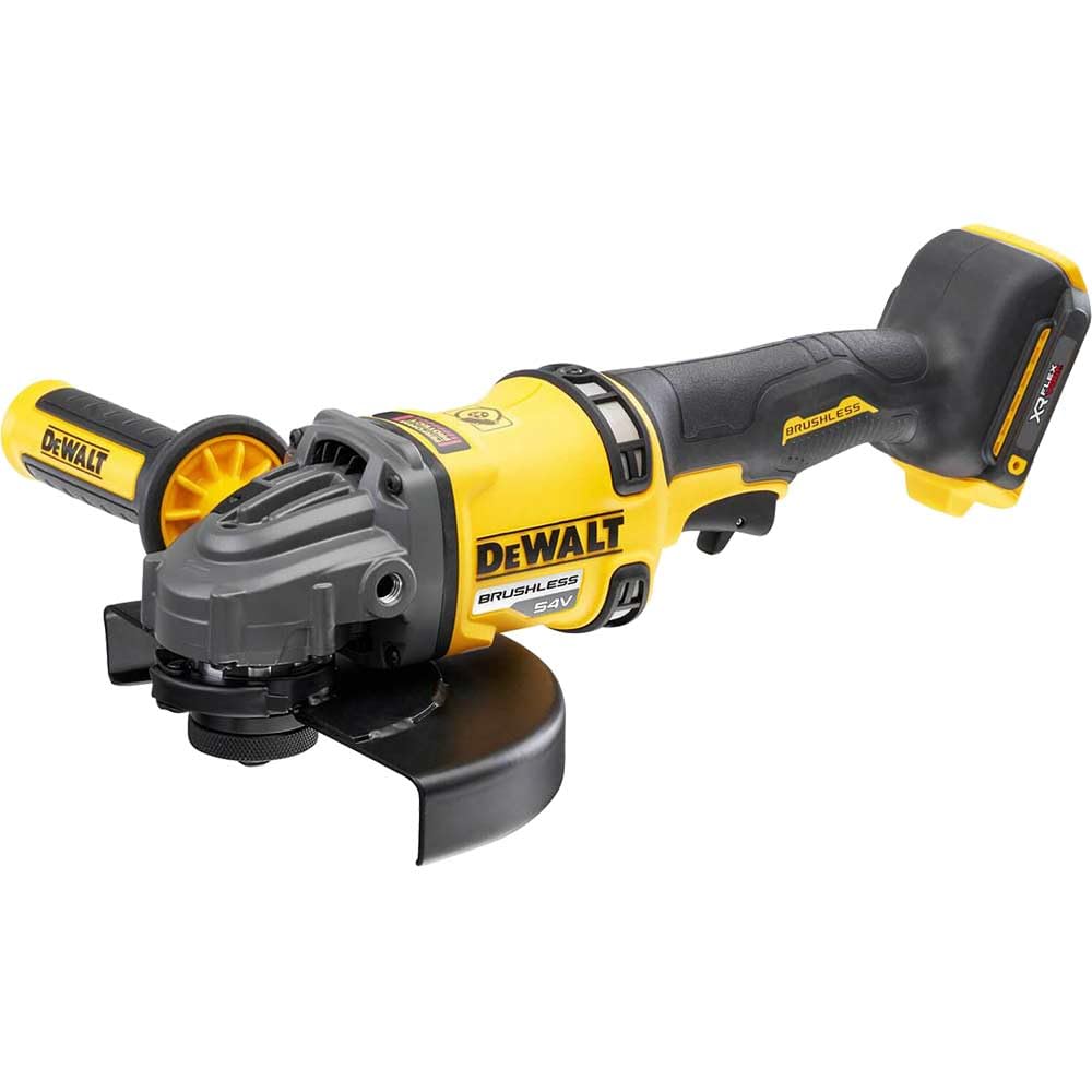 Amoladora sin escobillas XR FLEXVOLT 54V 180mm Electrónica, Arranque Suave, Freno, Embrague, sin car