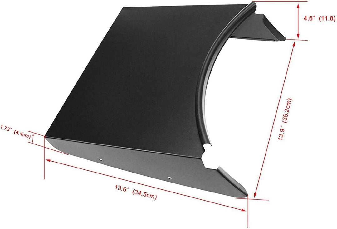 GFTIME Grill Beistelltisch für Weber 57 cm Kugelgrill, Master-Touch & Napoleon Kettle, Klappbarer BB