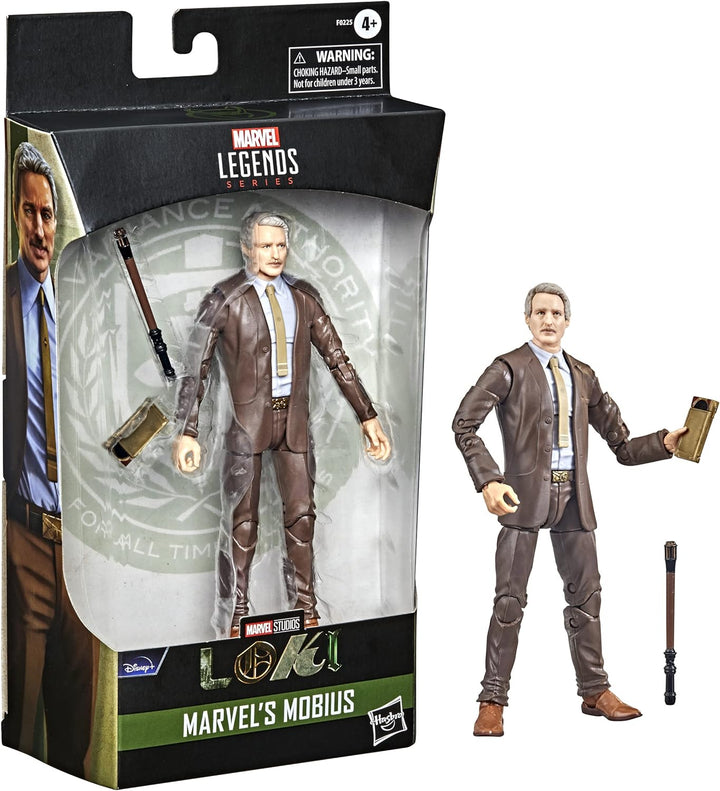 Marvel Hasbro Legends Series 15 cm grosse Mobius Action-Figur, Premium-Design, 1 Figur und 2 Accesso