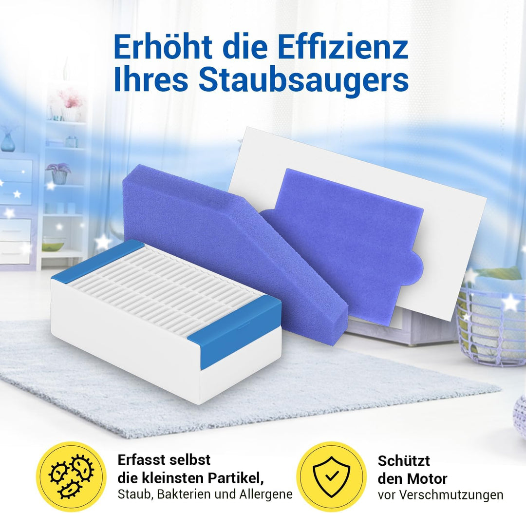 VIOKS FIlterset 5-teilig Ersatz für Thomas Filterset 787241 & Thomas Staubsauger Filter Set 99 für Z