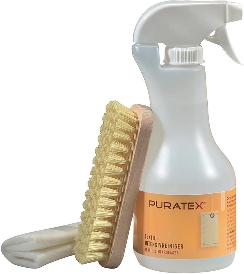 PURATEX Textil Intensiv-Reinigungs Set 500 ml Reiniger plus Zubehör