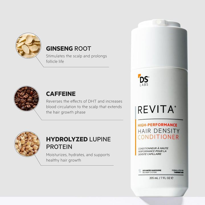 Revita Shampoo und Conditioner für dünner werdendes Haar, unterstützt das Wachstum, stärkt und verdi