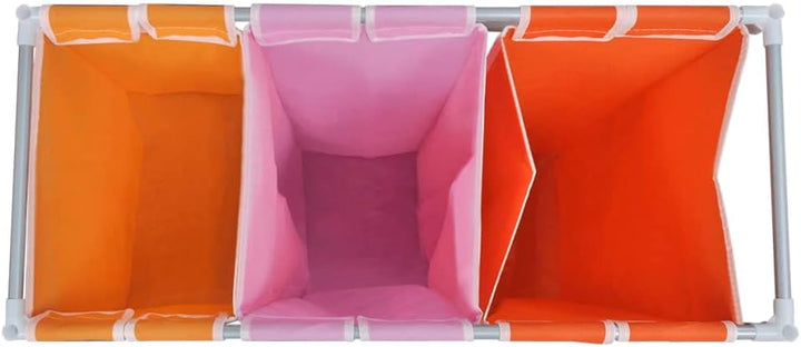 vidaXL 4 Fächern Wäschekorb Wäschesammler Wäschesortierer Wäschebox Wäschetonne 1, 1