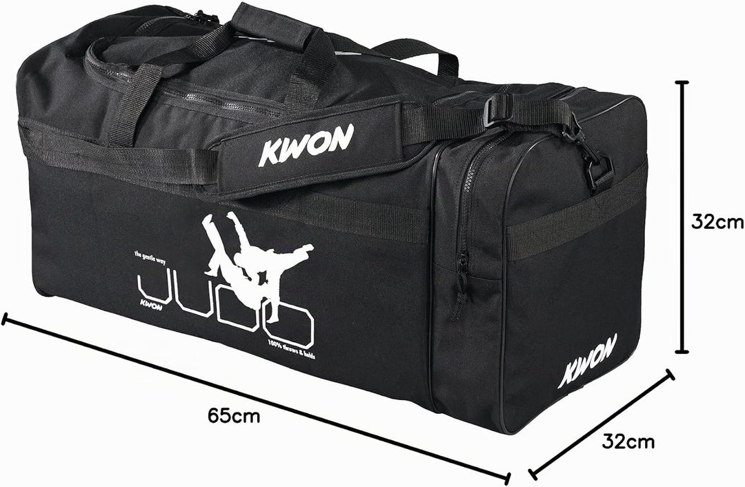 Kwon Trainingstasche Judo, schwarz, 48 x 24cm, 5016001 65 x 32 x 32cm Schwarz, 65 x 32 x 32cm Schwar