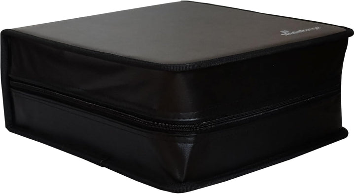 MediaRange Media storage wallet for 300 discs, synthetic leather, black für 300 Discs, für 300 Discs