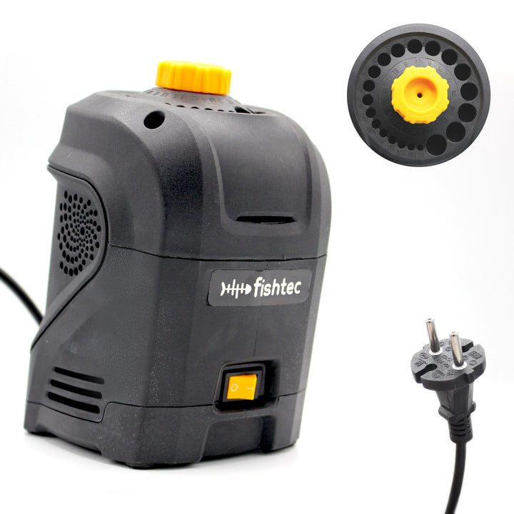 FISHTEC Elektrischer Bohrerschärfer – für Bohrer mit 3 bis 12 mm Durchmesser, Schleifstein, rutschfe