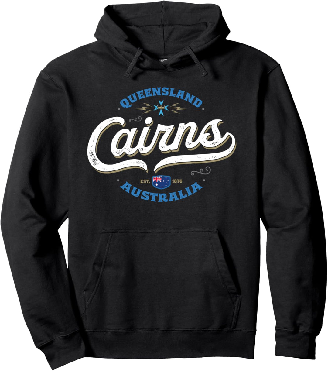 Cairns Australien - Vintage Reef Beach City Reisen Pullover Hoodie