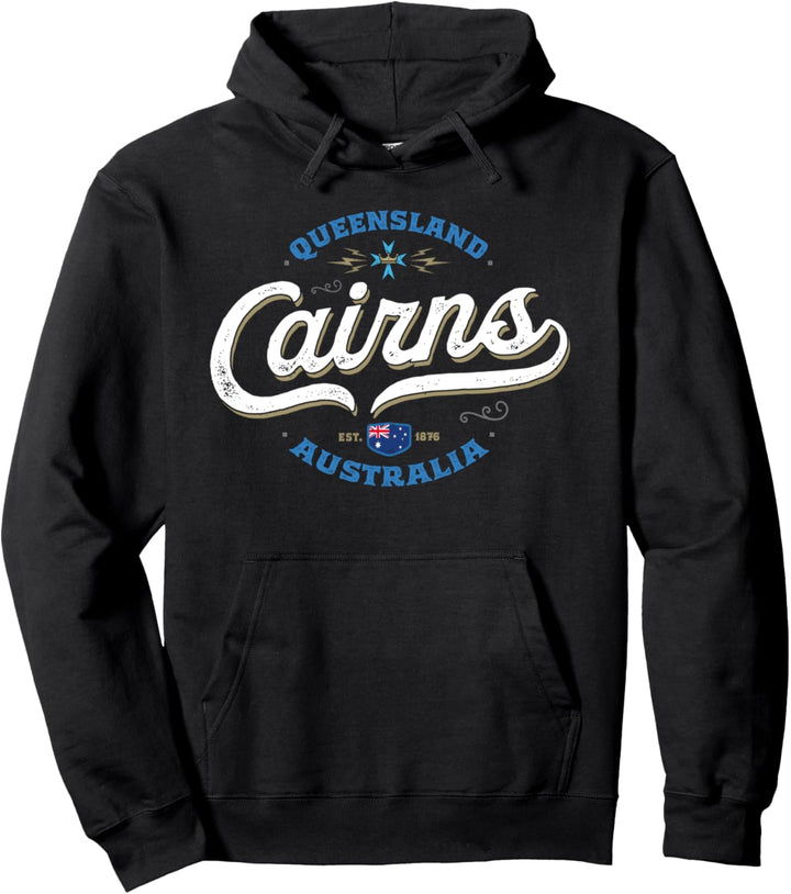 Cairns Australien - Vintage Reef Beach City Reisen Pullover Hoodie