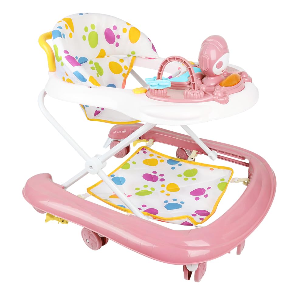 3-in-1 höhenverstellbare Lauflernhilfe für Babys und Mädchen, faltbare Baby-Lauflernhilfe mit 3 vers