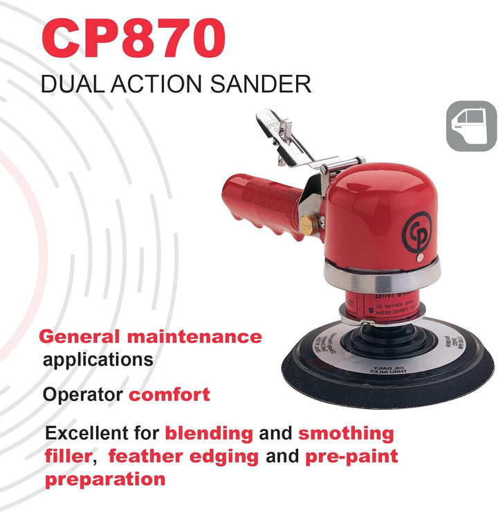 Chicago Pneumatic Exzenterschleifer CP870 Luftschleifer, Luftschleifer