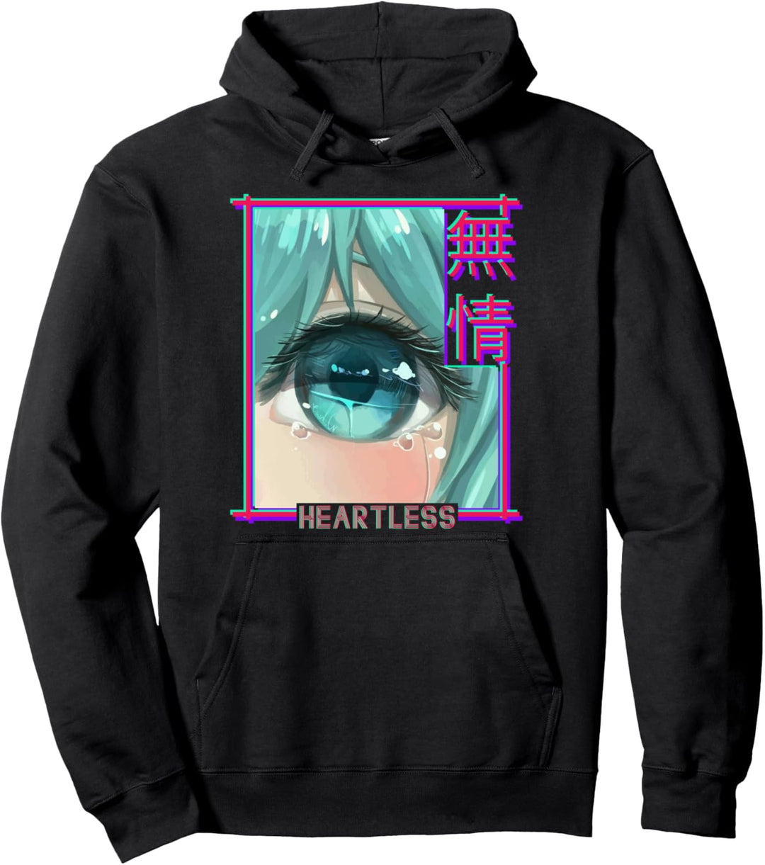 Sad Anime Girl Heartless - Japanisches süsses Geschenk Pullover Hoodie