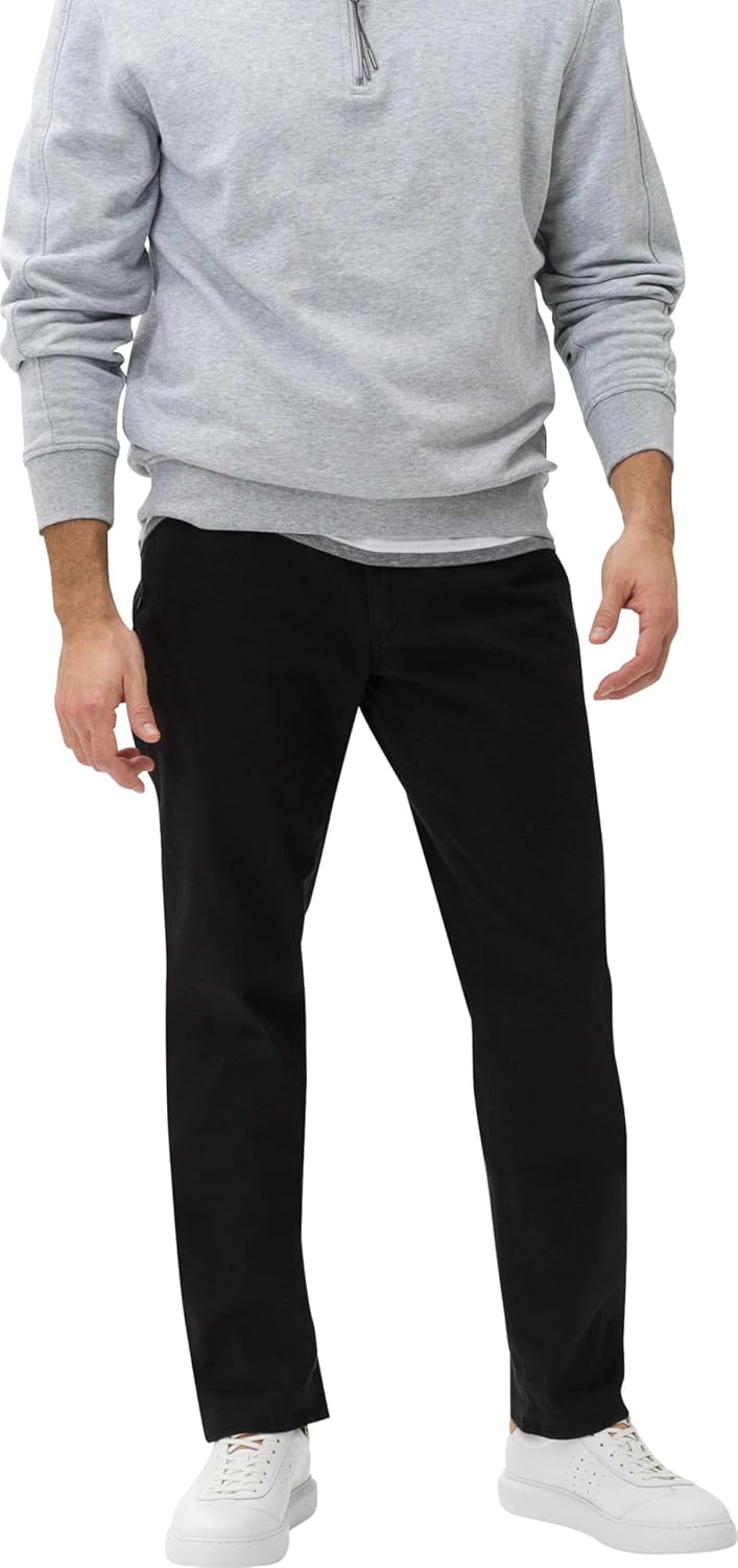 BRAX Straight Fit Hose Cadiz Cotton Satin Stretch Nachtblau 30W / 30L Perma Black, 30W / 30L Perma B