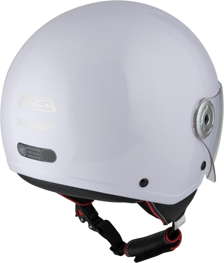 NZI Unisex-Adult Vintage 3 Helmet M PEARL WHITE, M PEARL WHITE