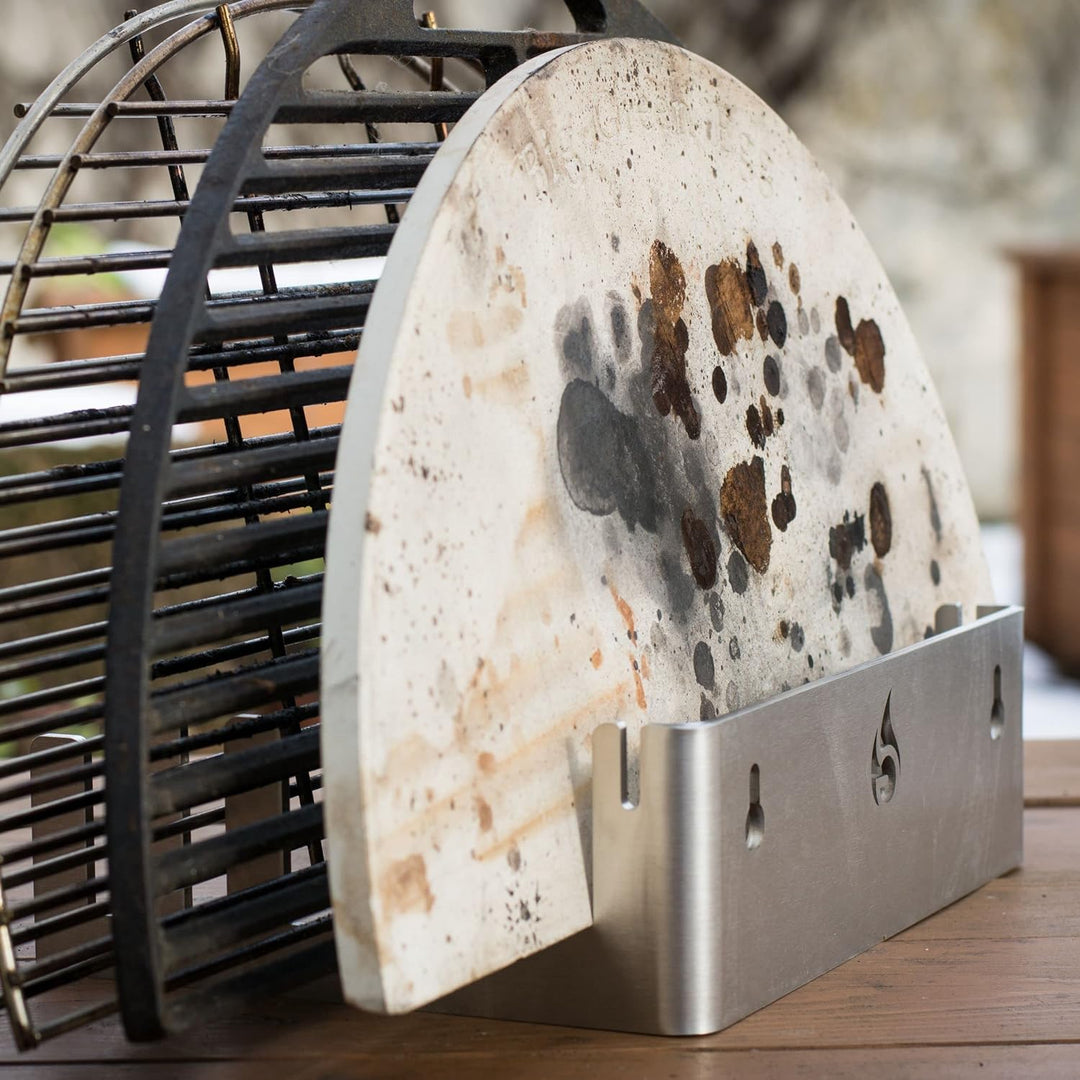Grillrost.com Das Original Rosthalter für Keramikgrills | extrem massiv - aus 5mm Edelstahl | schaff