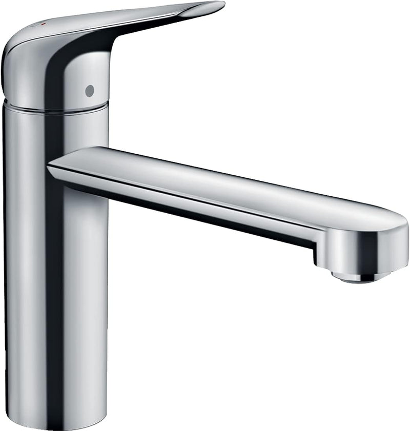 hansgrohe Küchenarmatur Focus M42, Wasserhahn Küche mit Auslauf Höhe 120 mm, wassersparend, 360° dre